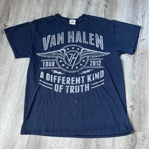 Van Halen Tour 2012 A different kind of truth  tour T-Shirt Medium Gildan